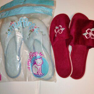 Vintage women's slipper, rare "Muffins"  slippers